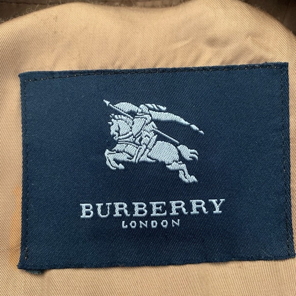 Burberry Cashmere/Wool Blend Coat- Sz 6 - Picture 2 of 5